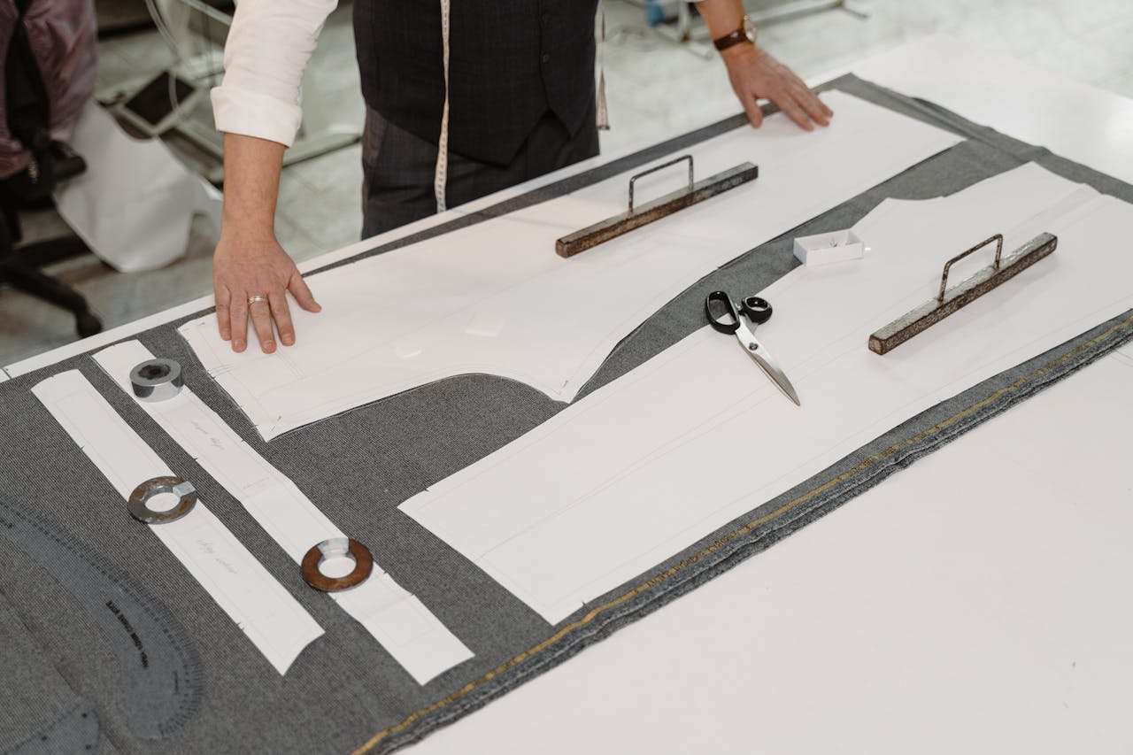 Historic tailoring studio showcasing traditional craftsmanship